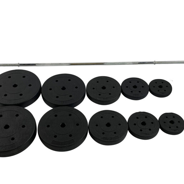 Alternative view of Squat Rack sæt Pro m. 75 kg vægtsæt