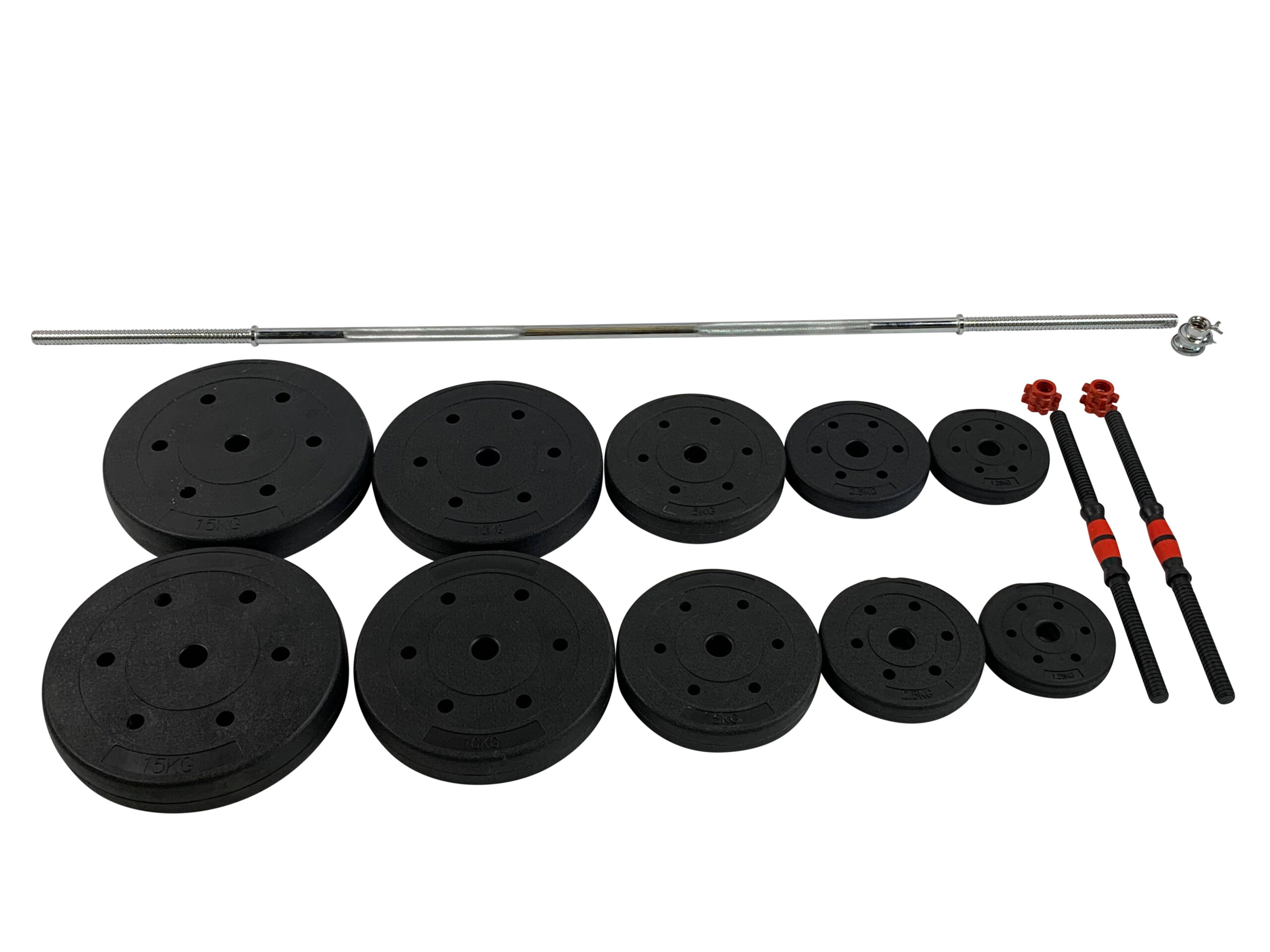 Træningsudstyrssæt Deluxe 110 KG - Billede 2