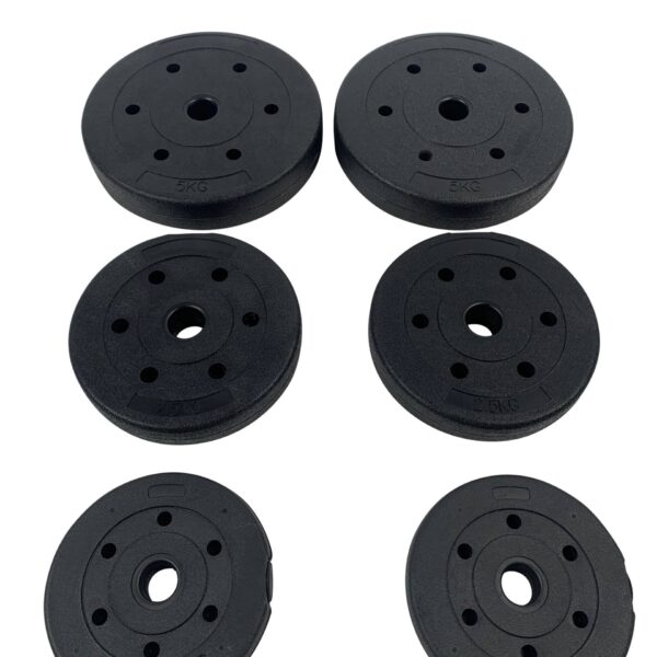 Alternative view of Vægtskive kasse - 2x1,25kg 2x2,5kg 2x5kg