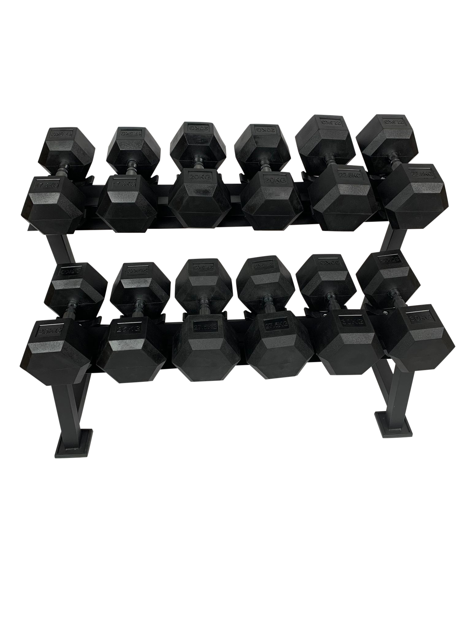 Hexa Håndvægte m. rack (2,5-30 KG) - Billede 3